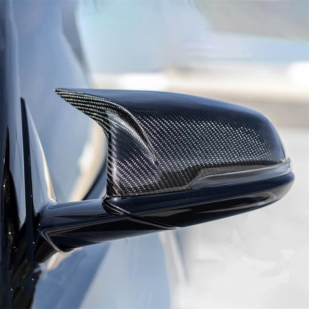 Carbon Fiber Replacement Mirror Cover Cap For Toyota Supra A90 M Style 2020-2024