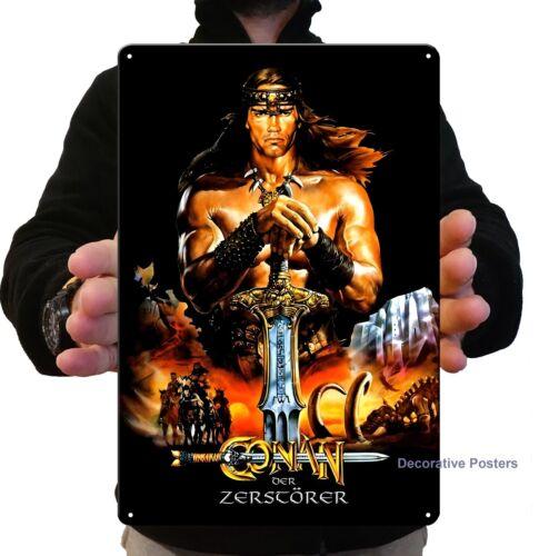 Conan Movie Metal Poster Collectable Tin Sign Size20x30cmAluminum 20x30cm(7.8x11.8inch)