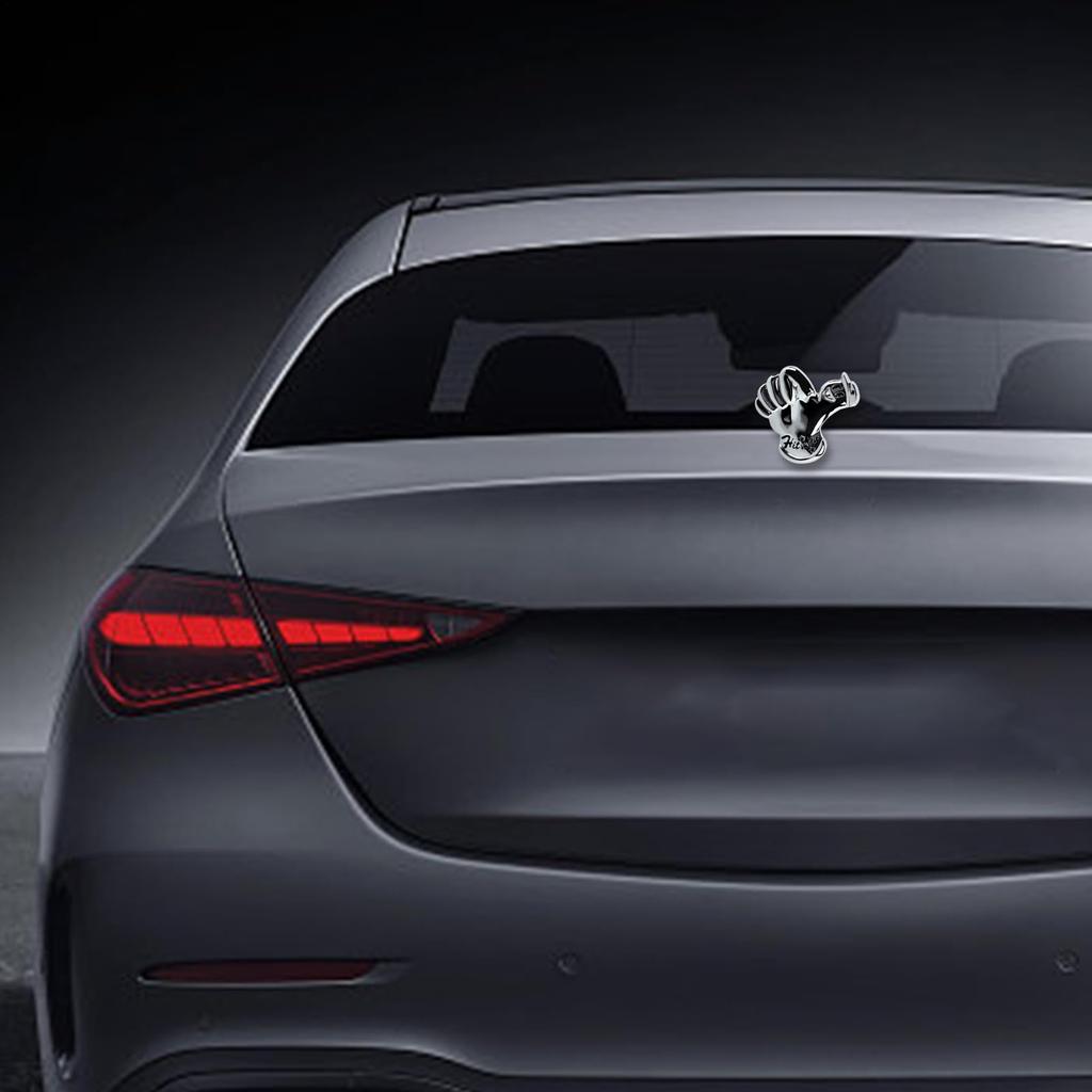 Patonde Rear Wiper Decoration, Rear Wiper Decoration | Vista Print Funny Stainless Steel Silver