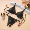 Long Night Backless Lace Camisole Lingerie Set