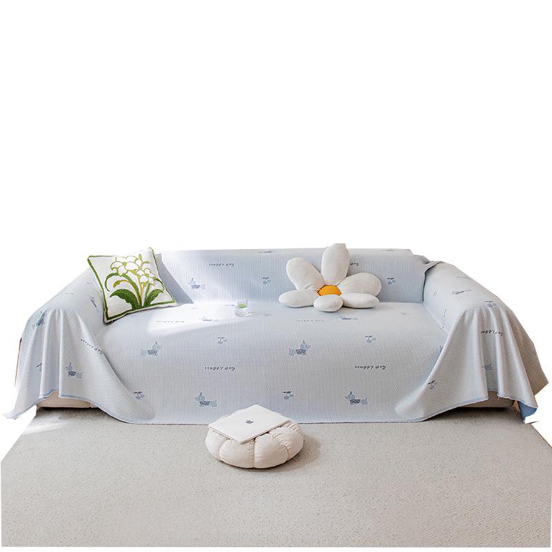 Ice Silk Summer Sofa Cover: Non-Slip, Cat Scratch Resistant, Full Coverage, Cooling Cushion for New Style Seats
