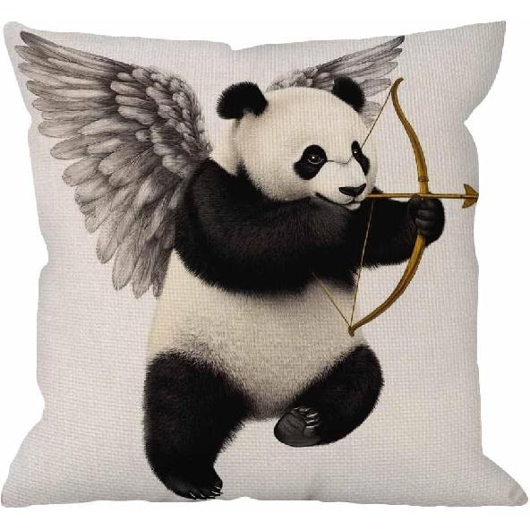 HGOD DESIGNS Ladybug Pillow Cover,Decorative Throw Pillow Ladybird Seamless Pattern Pillow Cases Cotton Linen Outdoor Indoor Square Cushion Covers