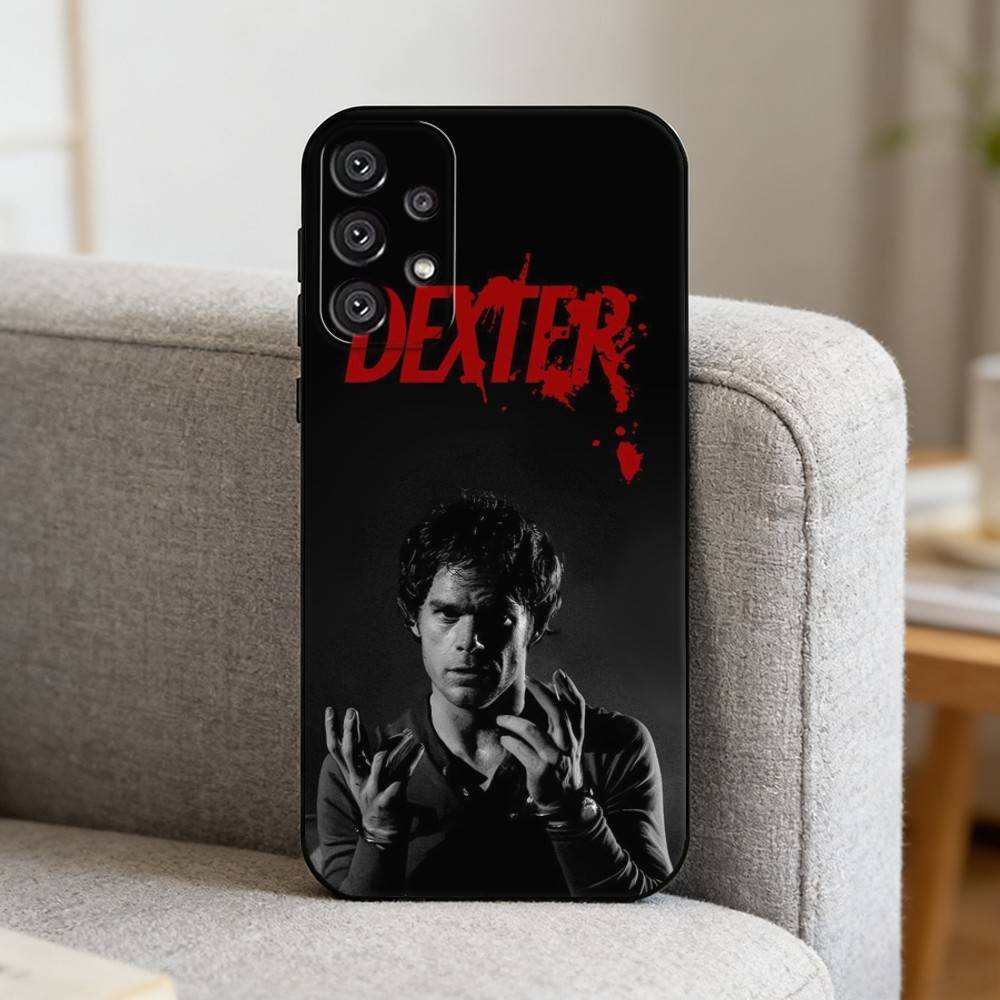 D-Dexter Morgan   Phone Case For Samsung S25,S24,S21,S22,S23,S30,Ultra,S20,Plus,Fe,Note,10,9,5G Black Cover