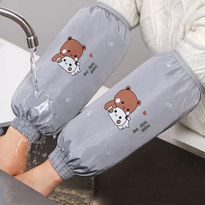 Women'S Long-Sleeve Waterproof and Oil-Resistant Arm Covers Home Cleaning Protective Sleeves , Arm Protection Gear Waterproof Sleeves