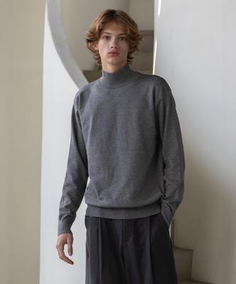 Maglia Dekkoloso Mode Herasi a Mezzo Collo [Carbone]