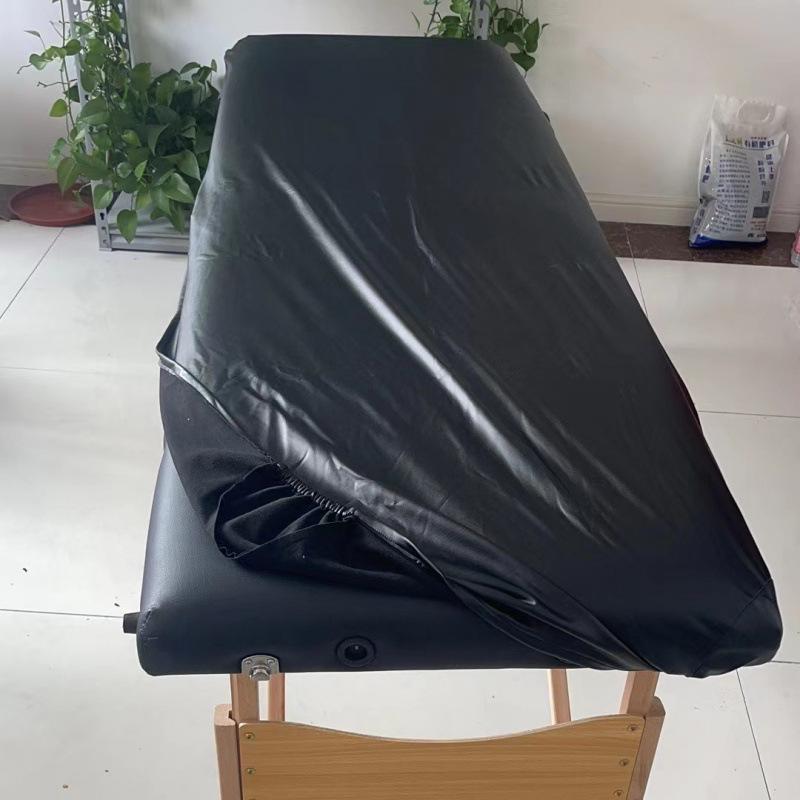 Waterproof & Stain-Resistant PU Leather Beauty Bed Cover - Fitted Sheet for Massage and Salon Beds