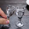10ml 6pcs/12pcs Set Baijiu Glass Classic High Footed Wine Glass Liquor Goblet Transparent Wine Utensils Luxury Bullet Cup Gifts