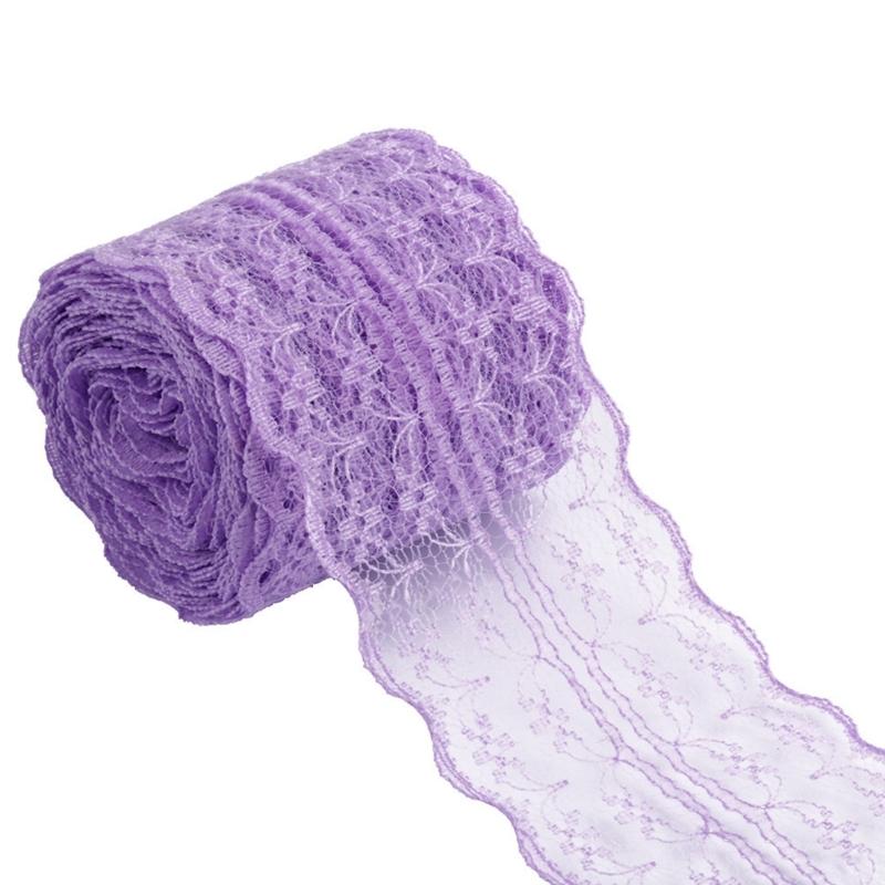 Water Soluble Lace 4cm Width Ideal For Clothing Sewing Craft Projects And Decorative Use Polyester Fabric