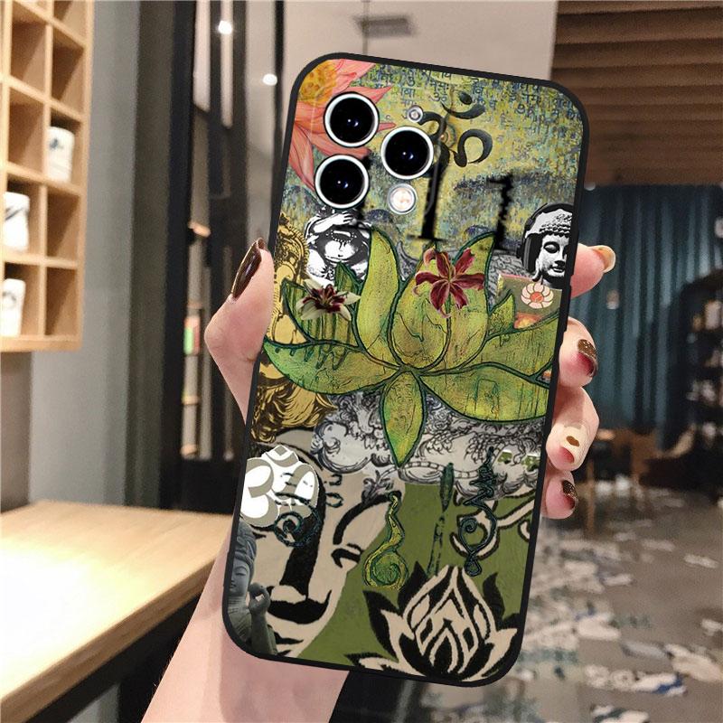 Phone Case For iphone 17 Pro Max 17 Pro Air 16 15 14 13 Pro Max 15 16 Pro 15Plus buddha