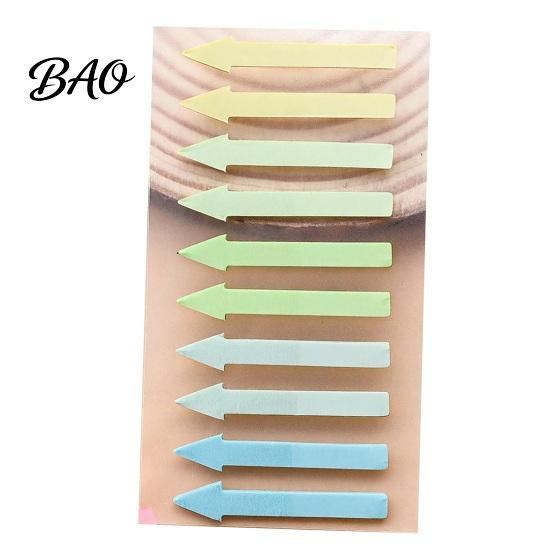 Planner Accessories Arrow Index Tab Stickers, Translucent PET Page Markers, Writable Note Flags Colorful Sticky for Organizing Book And File Document