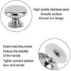 4pcs Drawer Door Handle Silver, 30mm Furniture Knob Door , Round Drawer Knobs - RiRi