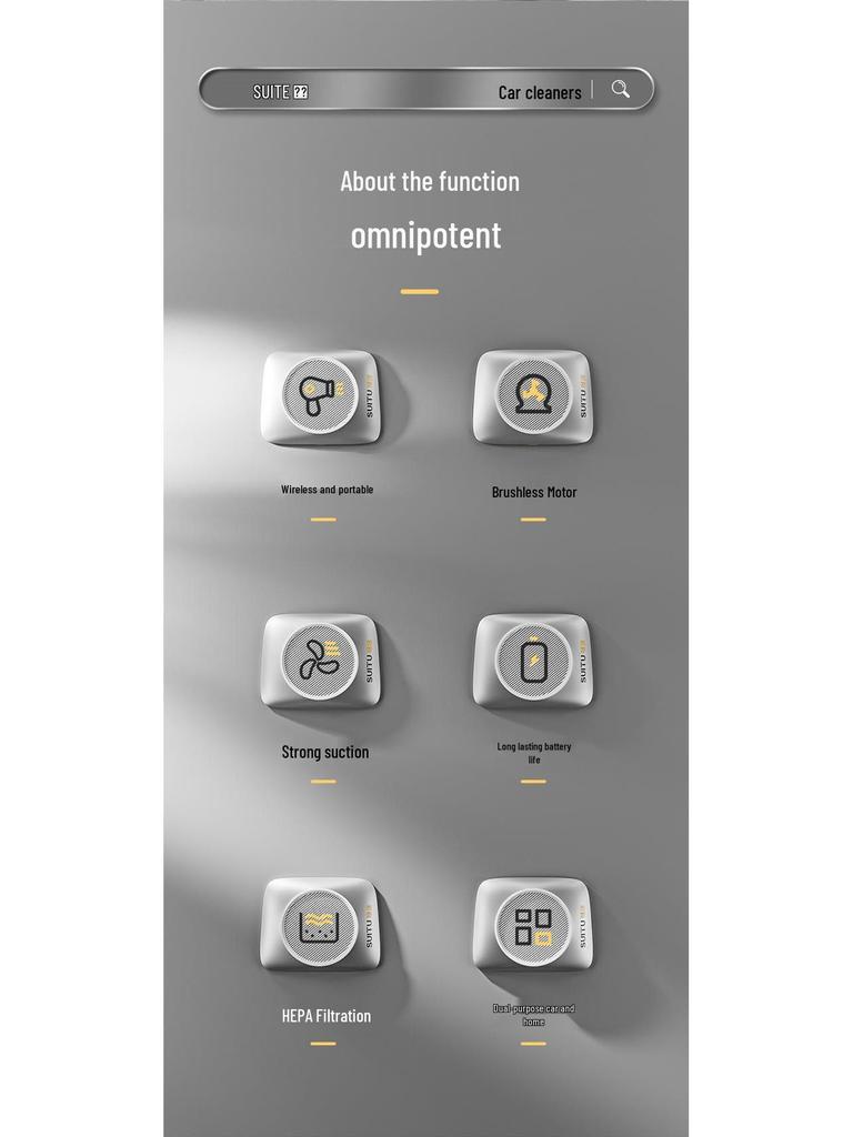 All-in-One Portable Wireless Handheld Hair Vacuum & Powerful Dust Blower