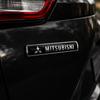 1 sztuka Mitsubishi metalowe Logo błotnika bocznego samochodu Drzwi samochodu Emblemat tylnego zderzaka klapy bagażnika drzwi samochodu Naklejka z emblematem samochodu Styling Akcesoria