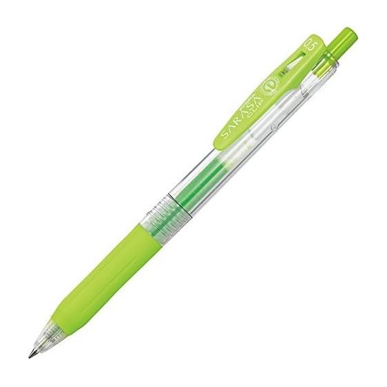 Zebra Water-based Gel Ballpoint Pen Sarasa Clip 0.5 JJ15-LG Light Green