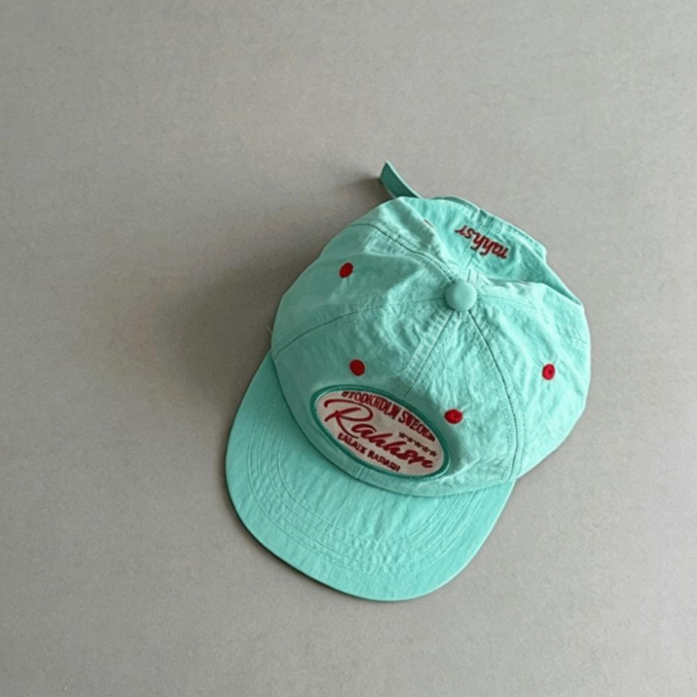 Sun Protection Lightweight Duckbill Cap Embroidered Letters Candy Color Peaked Caps Daily