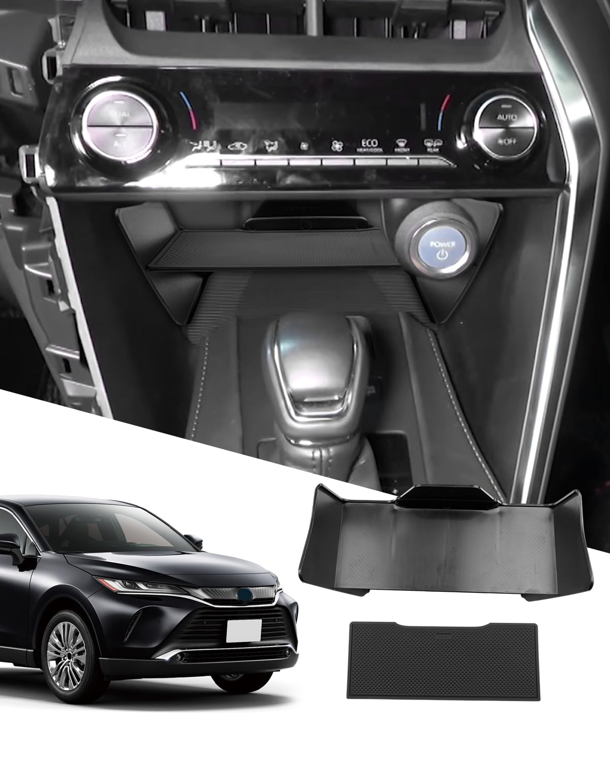 

SXCY Новый Toyota Harrier 80 Серия Бокс Центральной Консоли Ящик для Хранения Лоток Автомобильный Эксклюзивный Дизайн для Хранения Мелких Предметов Кастомный Интерьер Детали Интерьера Легко