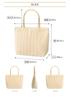 Kouei Store Large Capacity Tote Bag, Formal, Sub-Bag, Party Bag, Horizontal Pleated, Perfect for Weddings, Graduations, Mother's Day, Silver,
