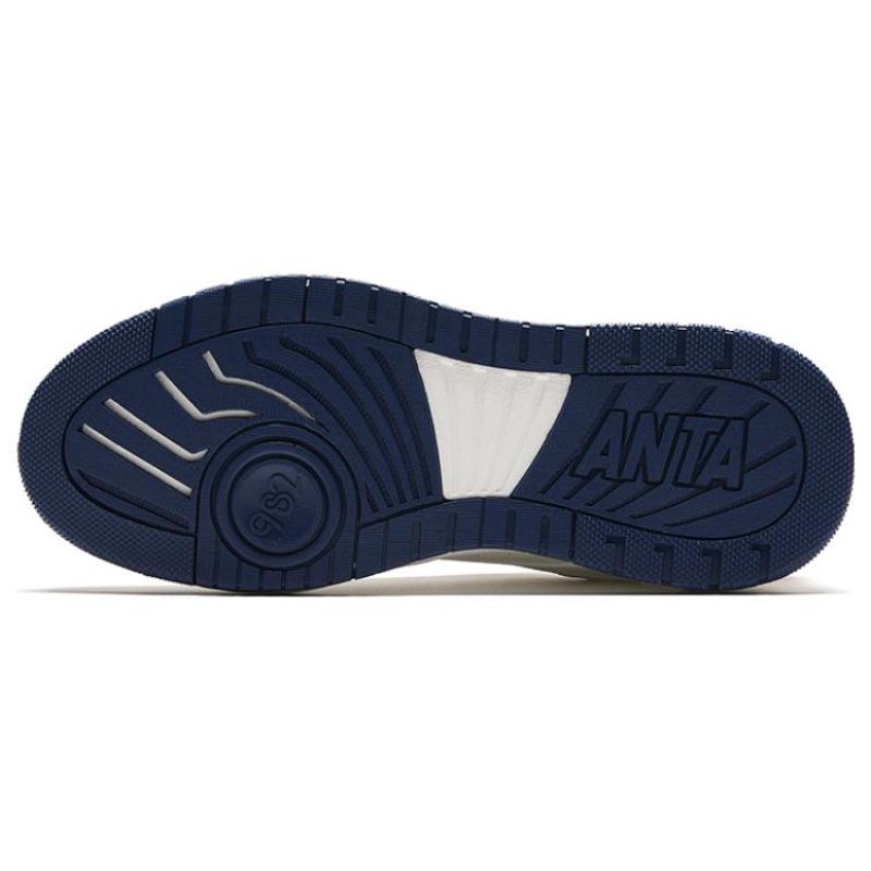 Anta 982 Lightweight Low top Skateboard Shoes Women's White Red Sneakers 122348067-3