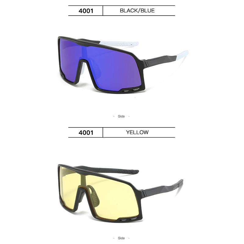 Fashionable Cycling Sunglasses With Large Frame Uv400 Ultraviolet Light Bicycle Riding Driving Glasses Cycling Glasses