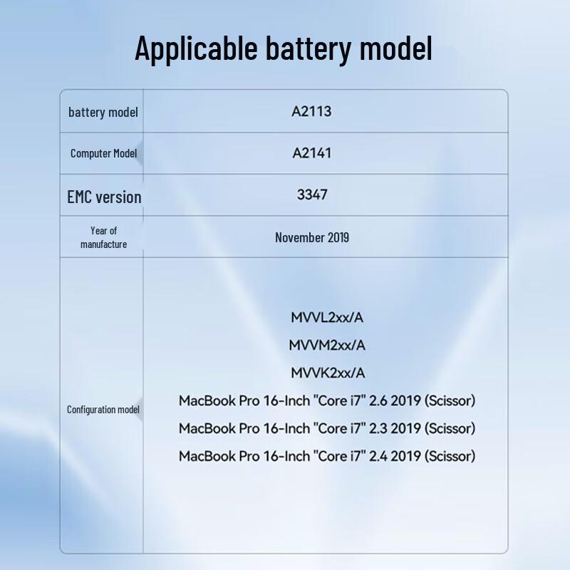 llano MacBook Pro 15/16 Laptop Battery