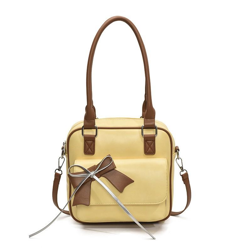 

High-quality Commuting Armpit Bag Female Korean Large-capacity Out-of-street Shoulder Hand Carry жёлтый