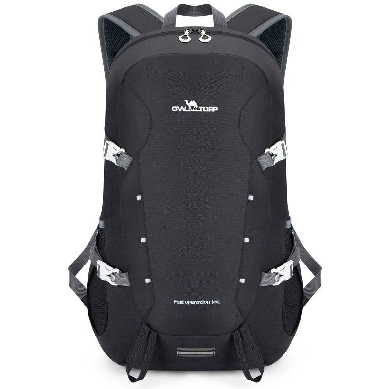 

Многофункциональная дорожная сумка большой вместимости для альпинизма и активного отдыха, водонепроницаемая, для пеших походов, спортивный рюкзак, легкая складная сумка чёрный