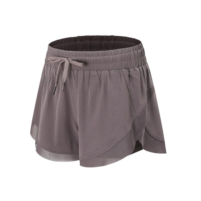 Breathable Loose Sports Shorts Women's Summer Anti-light Three-point Yoga Shorts Elastic Hip Lift Slim Running Fitness Pants