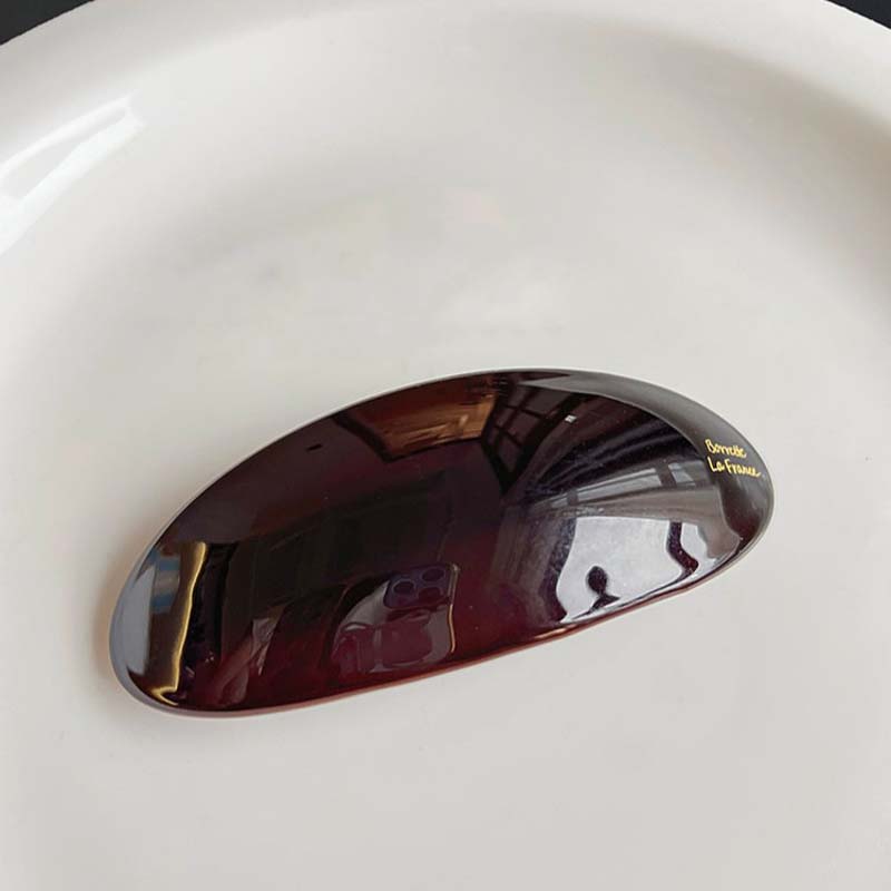 

Vintage Acetic Acid Oval Hair Clip for Women Girls Korean Large Spoon Clip Spring Clip Hair Clip Top Clip Hair Accessories