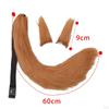 3Pcs Plush Ears and Tail Set Adjustable for Carnival Halloween Dress Women Girls