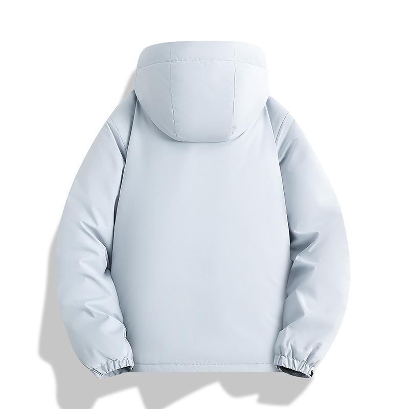 Herren Winter Verdickte Winddichte Wasserdichte Bergsteigerjacke
