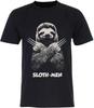 Men's Fashion T Shirt Men Summer T-Shirt Sloth Men Funny T-Shirt