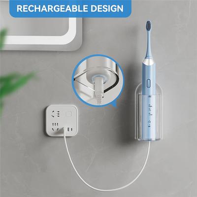 Suporturi electrice pentru periuțe de dinți, fără perforare, montate pe perete, suport pentru periuțe de dinți, montat pe perete, suport pentru periaj dentar pentru baie