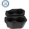 ONER Left And Right Pair Of Foam Door Cup Holder,Compatible With 2009-2018 Dodge Ram 1500 2009- Ram 2500 3500 2016- Ram 4500 5500,Replace #5NN24XXXAA