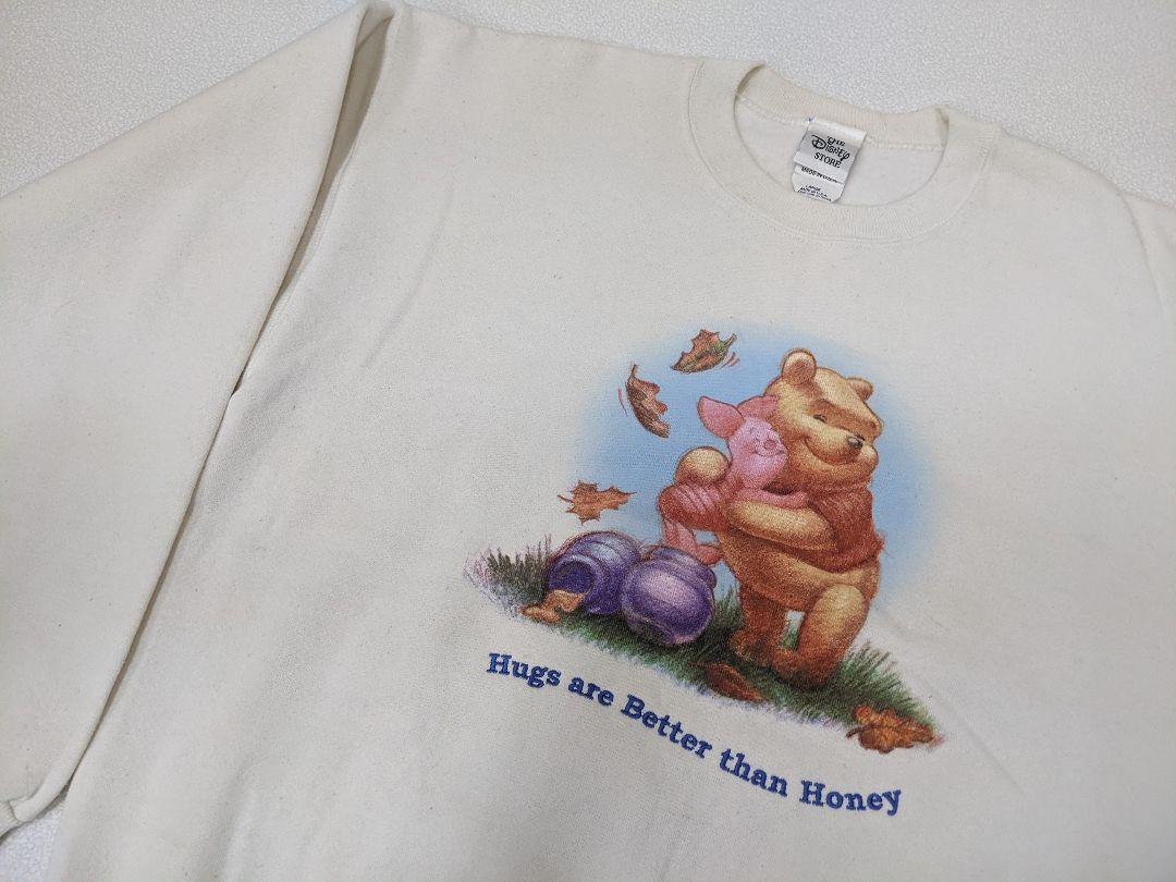 

[USED] Made in USA Disney Store Winnie the Pooh Large Logo Sweatshirt