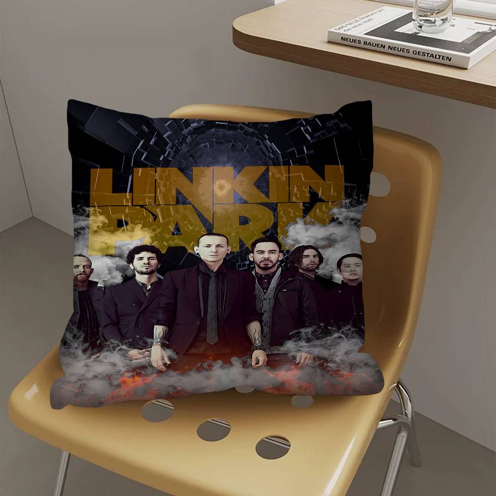

Band L-Linkin Cool P-Park Cushion Cover Pillowcase Upholstery Sofa Throw Pillow Home Decor Pillowcas 30cmx30cm