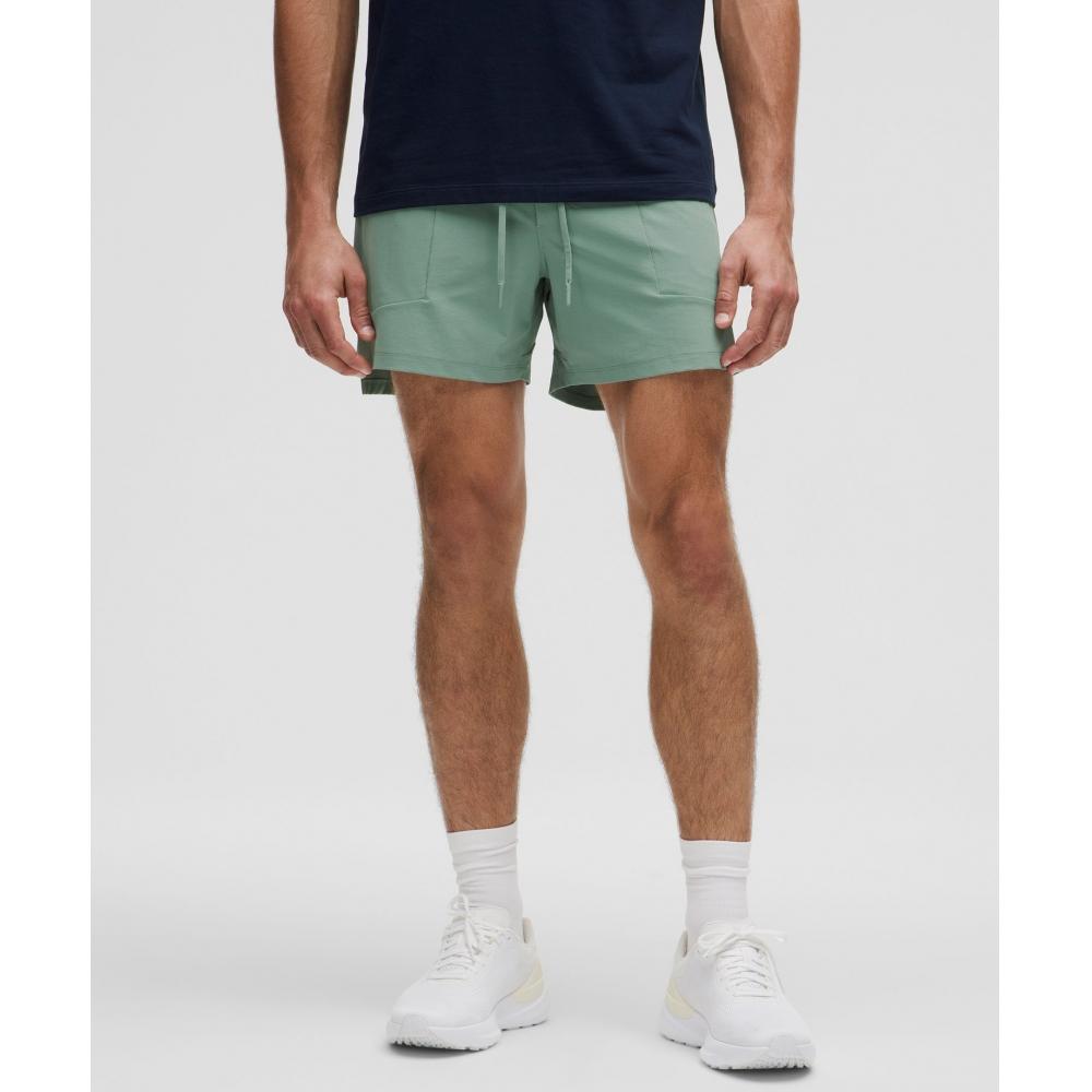 

Lululemon Лицензия на поезд Linerless Short 5 Crater Blue XXL/5