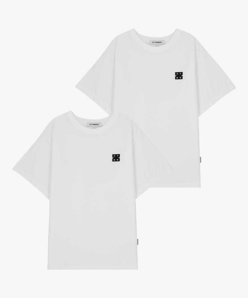 CITYBREEZE [2Pack] Logo Wappen Cool Cotton Round T-Shirt_3 Colors