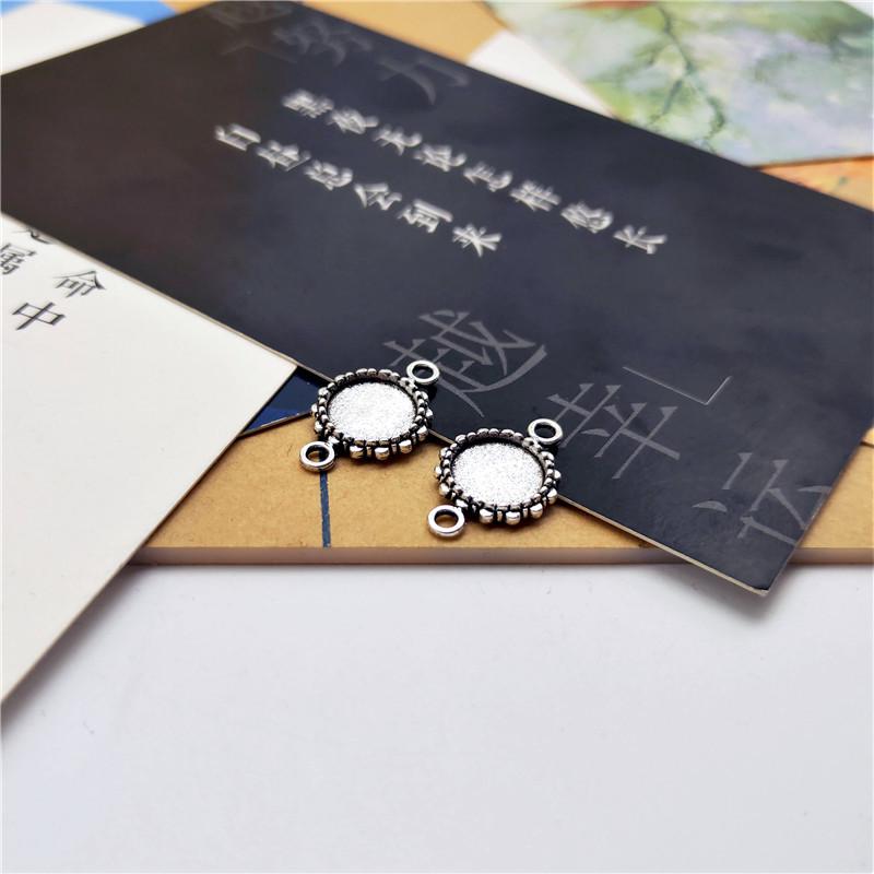 Retro Double Pendant Necklace DIY Jewelry Kit