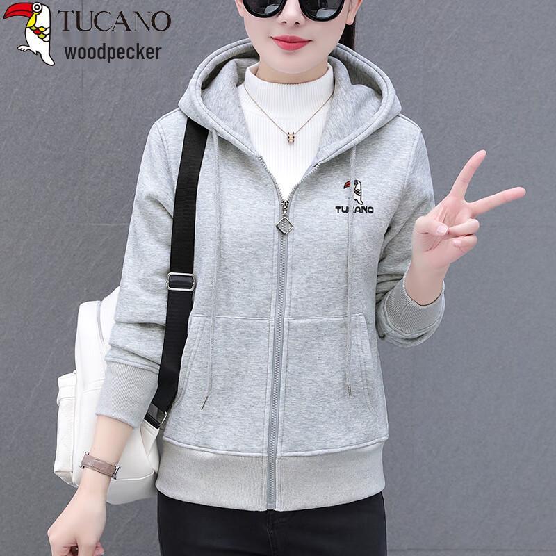 

Woodpecker Women s Hooded Cardigan Sweatshirt 4XL