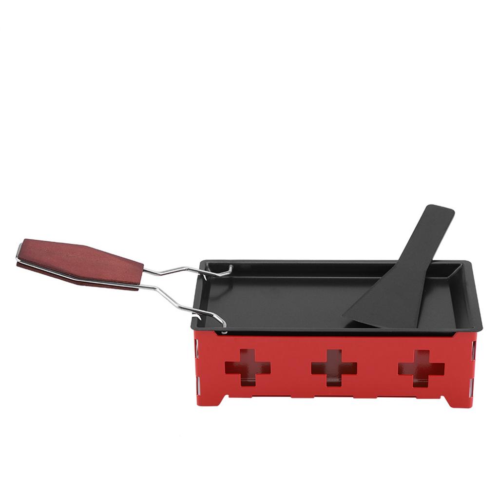 Tragbares Antihaft-Käse-Raclette-Röster-Backblech-Herd-Set Haushaltsküche Grillwerkzeug Raclette Tragbares Raclette Raclettes Raclette-Grill Racle