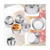 20 Pièces Moules Individuels Moules à Pudding Tasses Mini Plats à Fondre au Chocolat Tasse Antiadhésive Moule à Cupcake Gâteau Biscuit Pudding moins