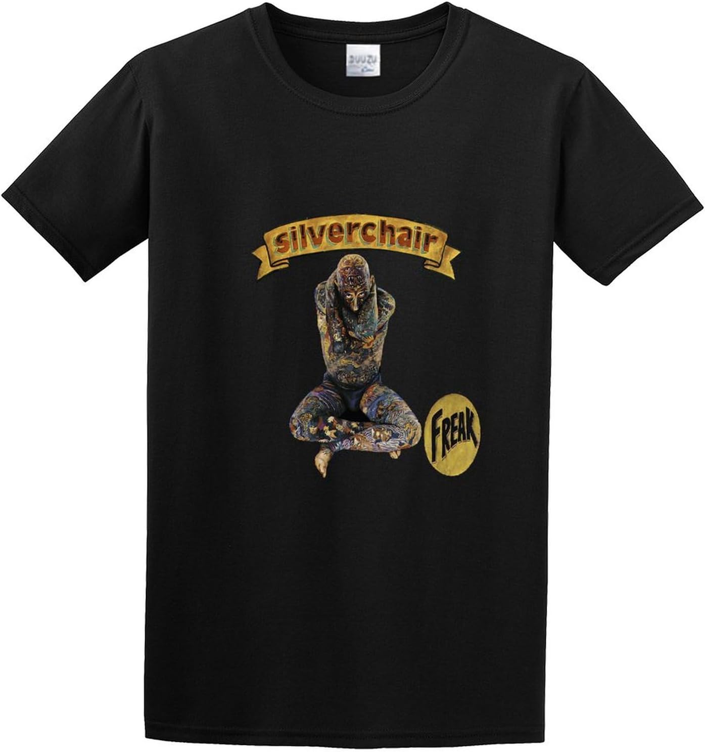 Men s T Shirts Silverchair Freak Tour Customized Black XXL чёрный