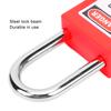 5 Sets 38mm Lockout Lock Insulation LOTO Nylon PA Steel for Nuclear Energy Logistics Transport