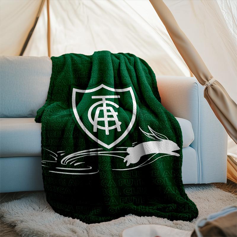 1PC Green Shield Emblem Design Printed Soft Flannel Blanket Throw for Adult Bedroom Living Room Sofa Camping Travel Fan gifts Christmas Gifts
