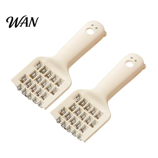 Salad Prep Slicer 2Pcs Vegetable Cutter Multifunctional Hand Peeler Tool, Stainless Steel Blade Compact Chopper with Easy Grip Clog-Free Grate Design 2pcs