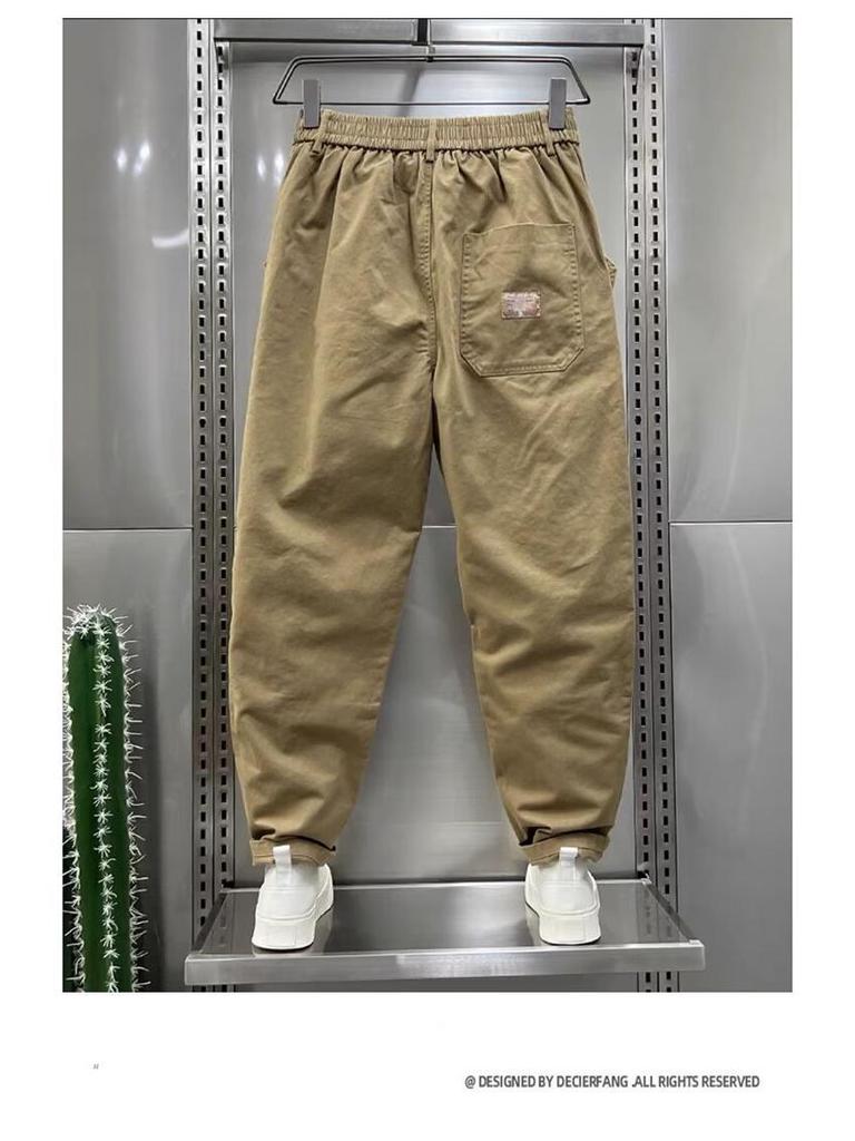 Men's Trendy Straight-Leg Casual Harem Pants - Spring & Autumn Collection