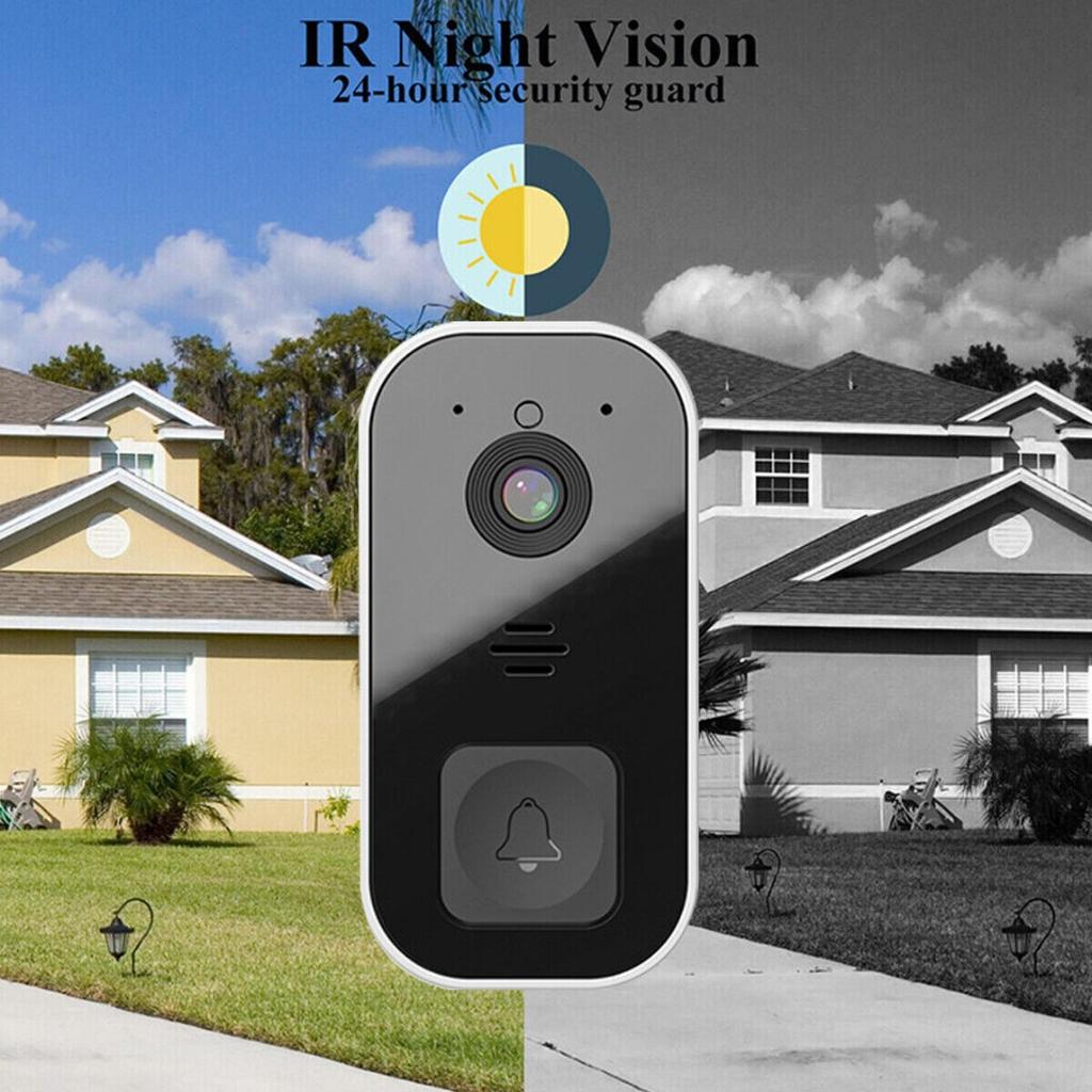 PDTO Smart Wireless Video Doorbell Intelligent Visual Doorbell Intercom Night Vision