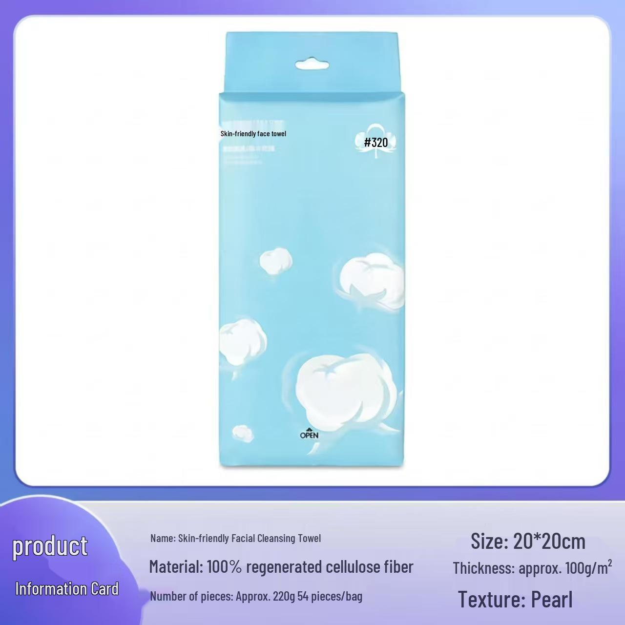 Small Cotton Thickened Face Towel - Soft, Disposable Salon Pad