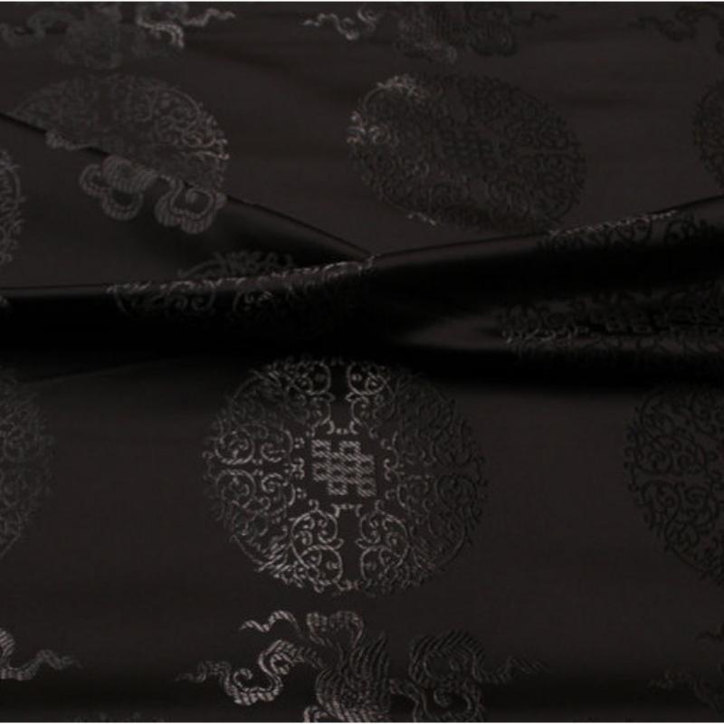 Chinesischer Stil Tang-Kostüm Mongolische Robe Tibetische Robe Ethnische Kostümierung Antikes Jacquard-Brocade-Band Seide Antiker Stoff