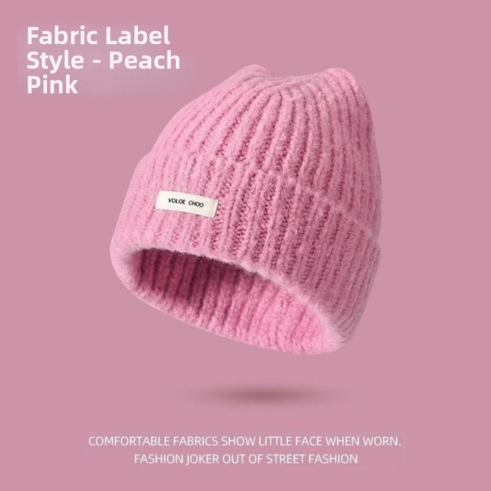 Keep Warm Winter Autumn Hats Solid Color Female Beanie Caps For Women/Men/Students